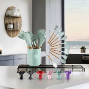 ชุดเครื่องครัวซิลิโคน ชุดเครื่องครัวไม้ ชุดเครื่องครัวแบบกำหนดเอง - Product Image 5