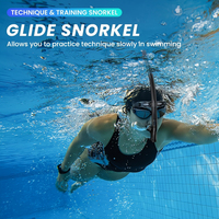 Snorkel pliable classique avec tube flottant en silicone de qualité alimentaire Tulkun S0816 pour la plongée et le snorkeling unisexe