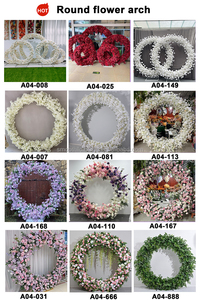 SMOOTH Wholesale <b>Wedding</b> Events Party Decoration Floral <b>Backdrop</b> White Flower Arch With Metal <b>Stand</b> - Product Image 6