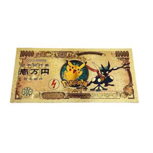 OEM ODM Voorraad 52 soorten Japanse Anime Pocket Pokémon folie geldbiljetten in 24K verguld goud voor verzameling, verpakt in een OPP zakje. - Product Image 5