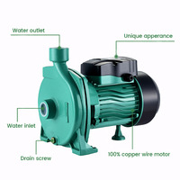 CHIMP Machine à pompe à eau centrifuge électrique à un étage pour l'agriculture 1.1Kw 1.5 Hp