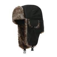 Gorro de Invierno Personalizado, Tipo Trapper, con Orejeras, Estilo Ushanka, para Aviador, para Esquí y Actividades al Aire Libre, WA11