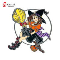 Badges personnalisés en émail dur, design de personnages d'anime et de jeux, couleur Pantone personnalisée, fabrication OEM, vente en gros de badges en émail