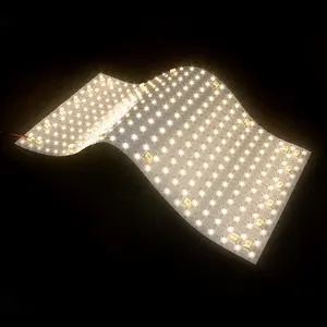 Panel de luz Led empotrable de 5000K 5cct seleccionable, 1mm, luz Led ultrafina, papel elástico, retroiluminación Led, hoja de luz Led