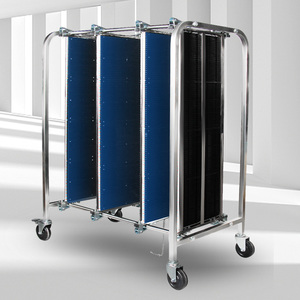 Carrito de mano de alta calidad para ZB-900J, carrito electrónico de Metal antiestático, de acero inoxidable, ESD, placa <span class=keywords><strong>Pcb</strong></span>, carro de almacenamiento - Product Image 3