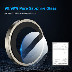 Protection d'Objectif en Verre Saphir Haute Dureté Anti-Rayures Couverture Complète avec Applicateur Facile et Trois Trous pour 15 16 17 Pro - Product Image 3