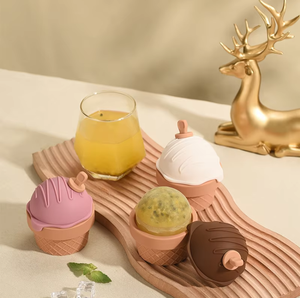 Экологичная многоразовая форма для льда в корейском стиле из пищевого силикона, термостойкая, можно мыть в посудомоечной машине, 10x10x10 см, для мороженого - Product Image 3