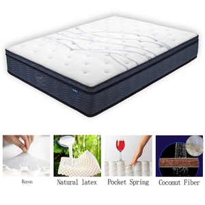 เตียงคิงไซส์ดูลักซ์พร้อมที่นอนเมมโมรี่โฟมแบบออร์โธปิดิกส์ เจลเย็น ลดแรงกดทับ ความหนาแน่นสูง <span class=keywords><strong>ราคา</strong></span>โรงงาน - Product Image 2