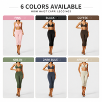 GH Wholesale Ensemble de yoga pour femme, soutien-gorge de sport et short cycliste taille haute, séchage rapide, vêtements de fitness et d'entraînement, ensemble de yoga sans couture pour la gym