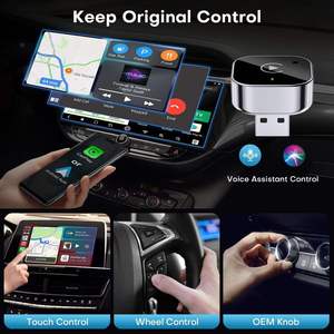 Adaptador <span class=keywords><strong>Inalámbrico</strong></span> Universal Carplay <span class=keywords><strong>Android</strong></span> <span class=keywords><strong>Auto</strong></span> Dongle Apple Car Play para iPhone <span class=keywords><strong>Samsung</strong></span> Unidad Multimedia Inteligente Ai Plug and Play - Product Image 2
