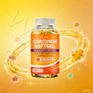 Capsules de curcumine à haute biodisponibilité 1500 mg, <span class=keywords><strong>gingembre</strong></span> et poivre noir, huile MCT, 120 unités, absorption supérieure pour le soutien des articulations - Product Image 3