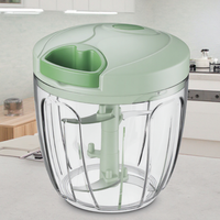 Draagbare mini plastic eco-vriendelijke vlees- en groentesnijder keukenaccessoires mandoline uien snijder fruit- en groentegereedschap