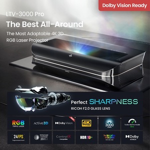 4K Laser Chiếu 3000ANSI Lumens Awolvision LTV 3000 Pro Giá Tốt Nhất Đầy Đủ HD Video Thông Minh Rạp Chiếu Phim Nhà Ngắn Ném Máy Chiếu 4K - Product Image 3