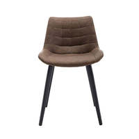 Chaise de salle à manger Sillas De Comedor en cuir à dossier haut vente en gros