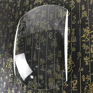 Lente convexa plana de aumento <span class=keywords><strong>3x</strong></span> rectangular redondo de vidrio grande personalizado de alta claridad - Product Image 6