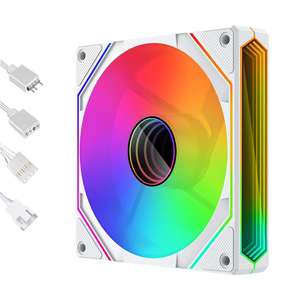 Qiuzaim 5V 3-pin argb 120mm lăng kính PC trường hợp <span class=keywords><strong>fan</strong></span> hâm mộ 1600rpm PWM kiểm soát 48cfm áp suất tĩnh cao RGB <span class=keywords><strong>fan</strong></span> đối với máy tính làm mát - Product Image 4