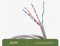 Cables ST CAT5E UTP, Cable Ethernet CMR LSZH Sin Blindaje AWG25 4*0.45 305m/rollo, Conductor de Cobre Puro, Cubierta de PVC