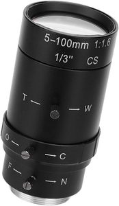 セキュリティカメラレンズ <span class=keywords><strong>CCTV</strong></span> レンズ バリフォーカル 5 -100mm 1.3MP CS マウント 手動絞り 低歪み アルミニウムボディ - Product Image 6