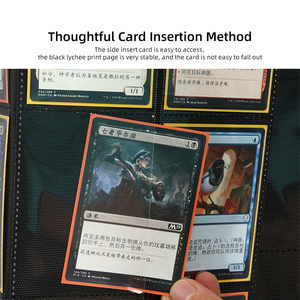 Torson 9 thẻ chất kết dính 540 PVC túi Yugioh ban nhạc cao su nhựa <span class=keywords><strong>TOP</strong></span> loader 9 túi pokemo Bìa album - Product Image 5