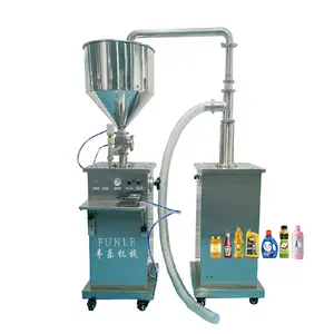 Factory price Stainless steel Pneumatic semi-automatic Liquid paste filling machine For cream honey