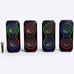 TTD-2861 <span class=keywords><strong>8</strong></span> polegadas portátil ao ar livre festa caixa sem fio com mic trole bluetooth speaker subwoofer karaoke áudio sistema som - Product Image 5