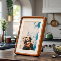 Cadre photo en bois de noyer noir de taille A2 avec des accents de cuivre imprimés UV 4x6 cadre photo en bois bricolage pour la maison forte demande