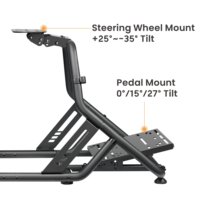 LRS09-BS01 Cockpit de simulation de course en gros avec siège, support de volant réglable, support de pédale pour Logitech F1 G29 G920 Game