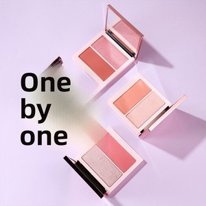 Paleta de Rubor Mate Multiusos de Dos Colores, Sin Logotipo, Disponible en Stock, Certificado Cantonés, 5g - Product Image 3