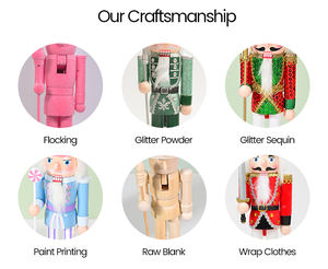 <span class=keywords><strong>Casse</strong></span>-noisettes de Noël de haute qualité, fabriqué à la main, écologique, 38 cm, <span class=keywords><strong>roi</strong></span> rat, statue en bois décorative, poupée, ornement - Product Image 4