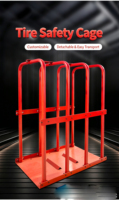Dispositif de sécurité pour pneus AUTO : Cage de sécurité pour pneus, flexible, anti-explosion, démontable, emballage souple