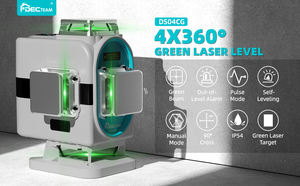 <span class=keywords><strong>Huepar</strong></span>-Nivel láser DS04CG, herramienta de nivelación 4D de línea de haz verde con estuche rígido, función Bluetooth y modo de pulso al aire libre, 16 líneas - Product Image 4