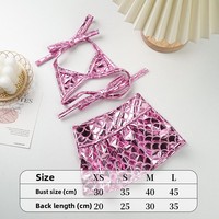 Ensemble de bikini de plage pour animaux de compagnie de style dessin animé classique pour chiens et chats, été frais, polyester écologique, maillot de bain imprimé Teddy personnalisé