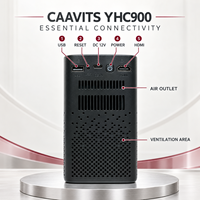 Projecteur LED intelligent Android CAAVITS YHC900 Mini 960x540P double bande Wi-Fi portable 4K extérieur 2 Go de RAM 32 Go de stockage