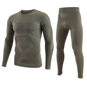 DF ESDY 9 Sous-vêtements thermiques sans couture en nylon pour sports de plein air, combinaison de ski, vêtements de yoga, extensibles, épaissis, chauds, vêtements d'automne - Product Image 1