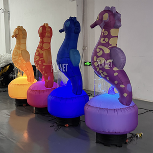 Événement Décor Gonflable Led Éclairage Hippocampe Gonflable Hippocampe Animal <span class=keywords><strong>Marin</strong></span> - Product Image 2