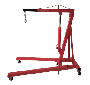 Mini palan hydraulique pliable portable de 2 tonnes pour l'exploitation minière, levage de moteur de voiture, nouveau palan pneumatique métallique à câble pour la réparation de machines - Product Image 5