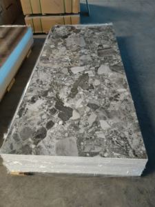 Çin Modern duvar panelleri panoları taklit esnek Uv Pvc mermer levha mermer plastik Panel iç dekorasyon için - Product Image 5