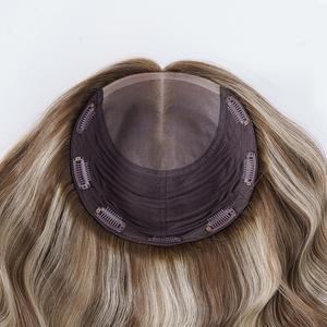 #RH3/12 Mono Top Mini <b>Wig</b> Human Hair Toppers Mono Base High Quality Base Topper Hair Toupee Woman 100% Human Hair for Hair Loss - Product Image 3