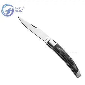 FORKRY High quality hot selling Stainless Steel steak knife pocket knife with wooden handle