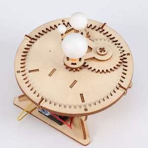 Modèle de système solaire, kit de montage rotatif, orbite de la Terre et de la Lune autour du Soleil, kit scientifique DIY pour l'éclipse, éclipse lunaire - Product Image 2