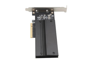 Tarjeta adaptadora Dual <span class=keywords><strong>M</strong></span>.2 PCIe 4,0 SSD PCIe3.1-8X a 2M.2(<span class=keywords><strong>M</strong></span>-Key) Tarjeta de expansión compatible con PCIe NVMe - Product Image 4