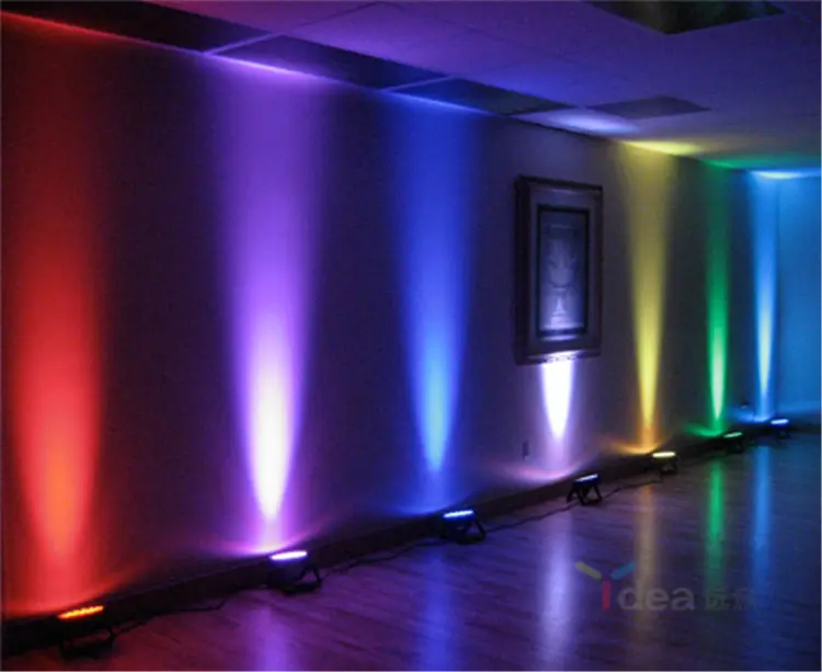 イベント照明ウェディングステージデコレーション60x3wRGBWディスコフラットシャンデリアLedパーウェディングライト