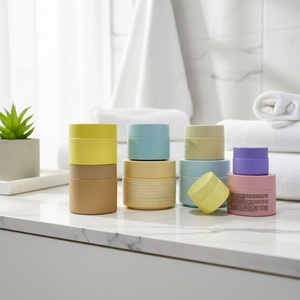 Wholesale Luxury 2oz Glass Frosted <b>clear</b> Jar With Sliver Lids for Skincare Cream <b>Containers</b> - Product Image 6