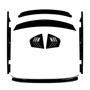 ชุดแต่งรอบคัน BMW ซีรีส์ 3 E46 M Sport ประกอบด้วยลิ้นกันชนหน้า สเกิร์ตข้าง สปอยเลอร์หลัง สปอยเลอร์หลังคา ดิฟฟิวเซอร์ สีดำเปียโน คาร์บอนไฟเบอร์ - Product Image 5