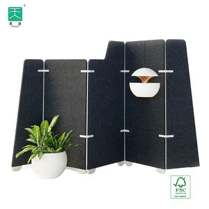 TianGe aislamiento acústico pared <span class=keywords><strong>de</strong></span> partición fibra <span class=keywords><strong>de</strong></span> poliéster Pet acústico extraíble Dubai <span class=keywords><strong>separador</strong></span> pantalla divisora <span class=keywords><strong>de</strong></span> habitación - Product Image 2