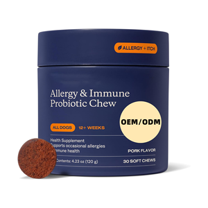 Paquete de Alivio para Alergias de Perros y Gatos, Golosinas Crujientes y Cremosas, Golosinas Blandas para el Alivio de Alergias con Omega 3, Cúrcuma y Calostro, Suplementos para Mascotas - Product Image 2