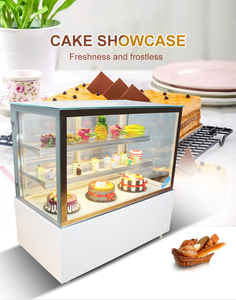 Mostrador cuadrado comercial para repostería, frigorífico, <span class=keywords><strong>vitrina</strong></span> para tartas - Product Image 5