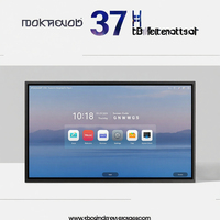Samidisplay SM-IWB65 4K 65 Inch 20-Point LCD Touch Screen Interactive Whiteboard dengan Input untuk Penggunaan di Kelas & Konferensi.