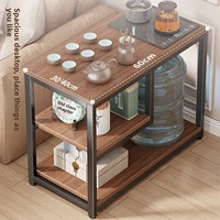 Table d'appoint multifonctionnelle moderne pour canapé, table basse avec rangement, chariot mobile pour salon, mobilier de maison