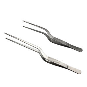 Pinzas de acero inoxidable con punta suave de 14 cm, 16 cm y 20 cm, de grado industrial, para laboratorio y reparación electrónica - Product Image 1